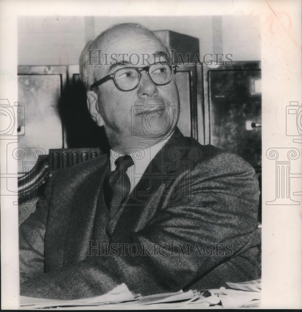 1955, Lewis Strauss, chairman of the atomic energy commission - Historic Images