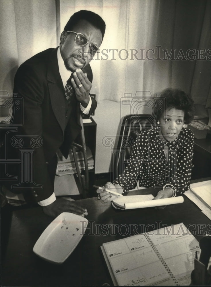 1979 Jimmie Ewing and Patricia Thomas of Milwaukee Community Journal - Historic Images
