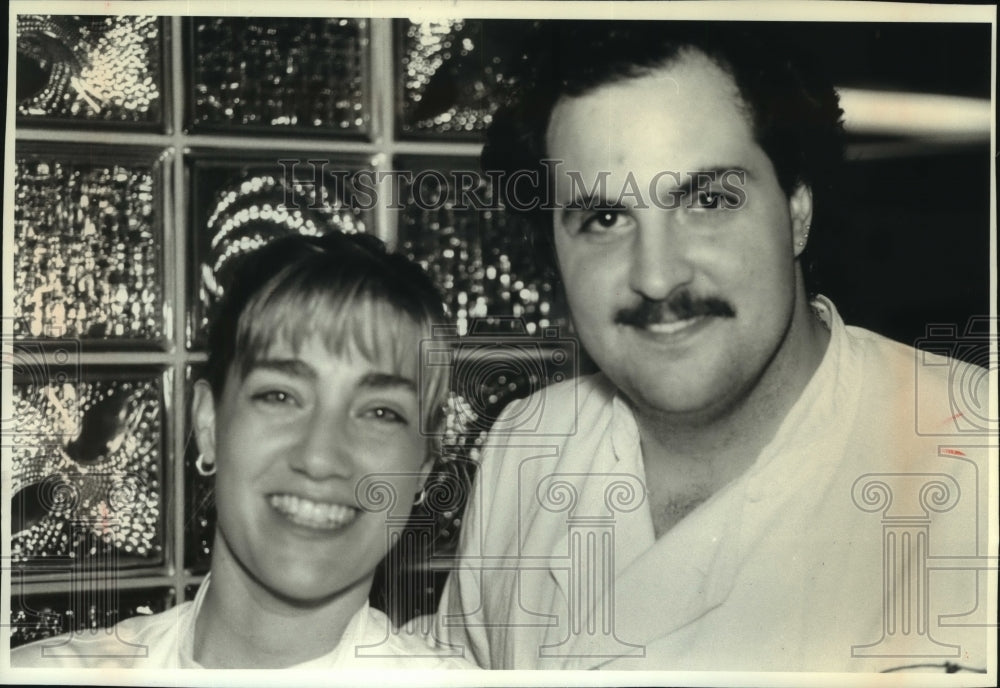 1994, Two of Trio&#39;s owners, Gale Gand and husband, Chef Rick Tramonto - Historic Images