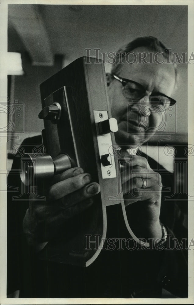 1970, Edwin Toepfer, security consultant, lecturer, and designer - Historic Images