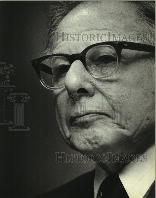 1981, James Tobin, a Retired Trustee in Brown Deer, Wisconsin - Historic Images
