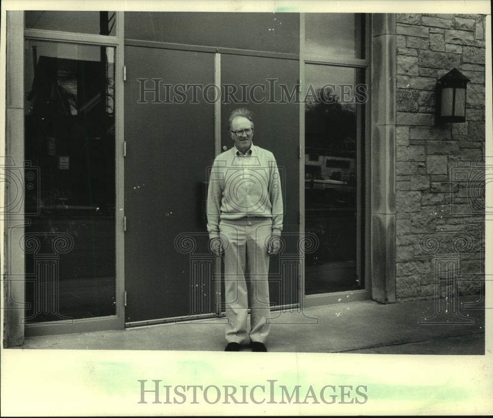1986 Press Photo Reverend Donald Thorson of Wisconsin Central Lutheran Church - Historic Images