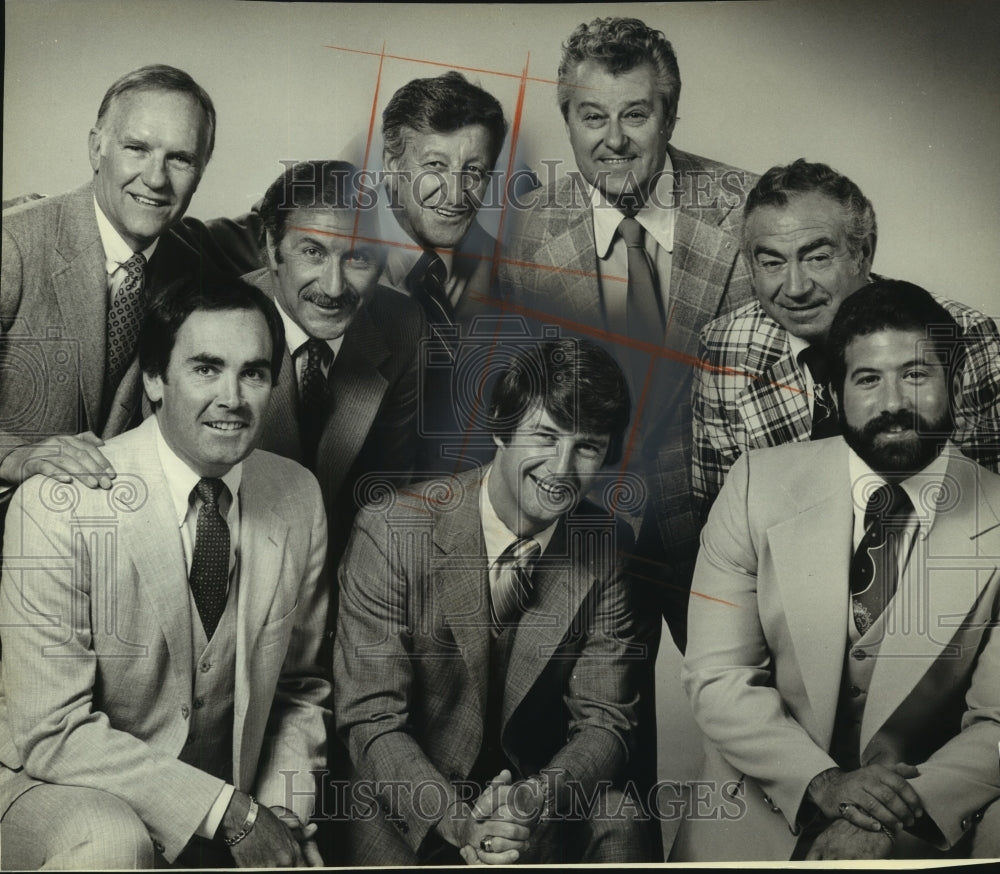 1980 Press Photo Phil Tolkan &amp; other Milwaukee car dealers, Wisconsin - Historic Images