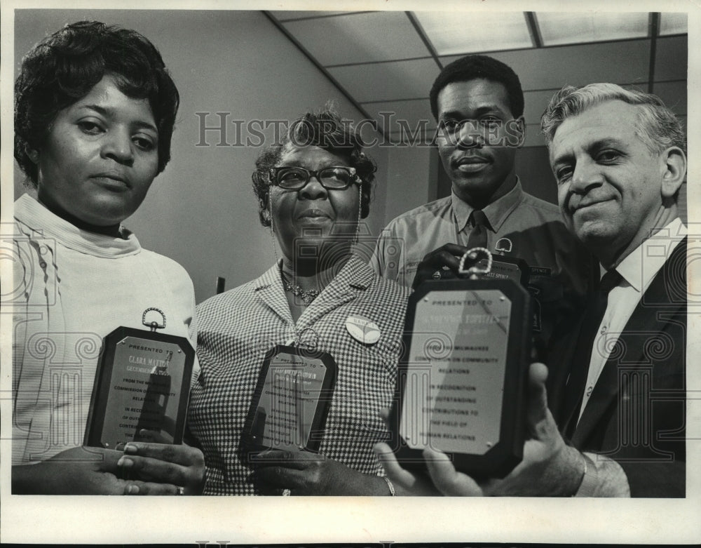 1969 Agamemnon Topitzes & others honored in Milwaukee, Wisconsin - Historic Images