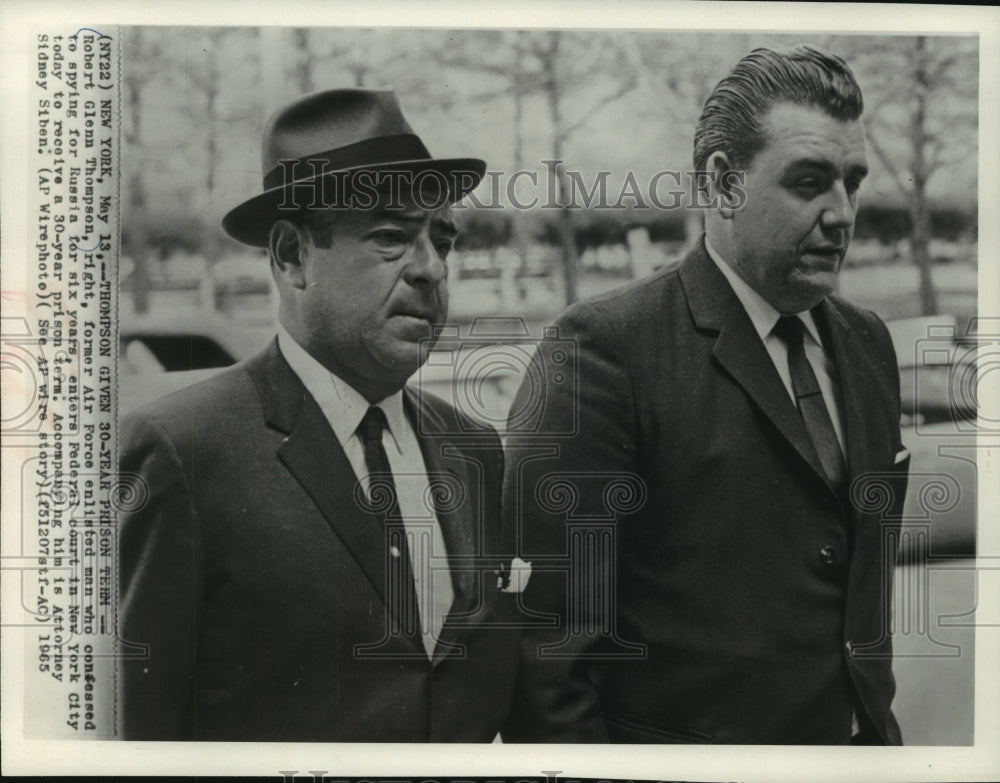 1965, Robert Glenn Thompson spy for Russia &amp; attorney in New York - Historic Images