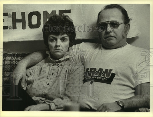 1980 Press Photo Barbara Timm, mother of Iran hostage, & her husband - mjc12324 - Historic Images
