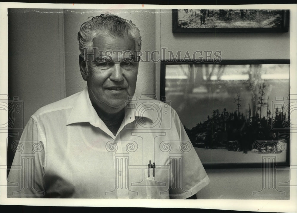 1988 Civic leader Charles Tollander of Burnett County, Wisconsin - Historic Images