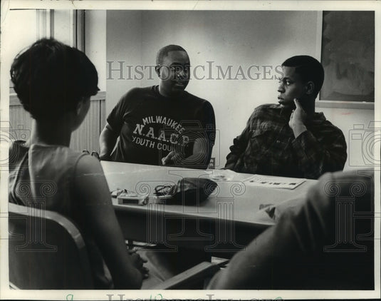 1967, Employment project participants De Wayne Tolliver & Al Brand - Historic Images