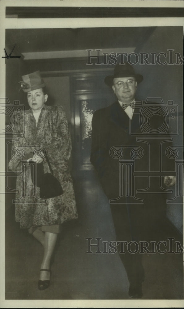 1947, Louis V. Thompson and wife - mjc12510 - Historic Images