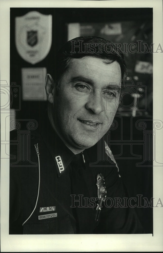 1979, Caledonia Police Chief Frank Tomachek - mjc12688 - Historic Images