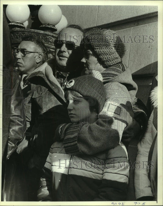 1979, Barbara and Kenneth Timm and one of their children - mjc12705 - Historic Images