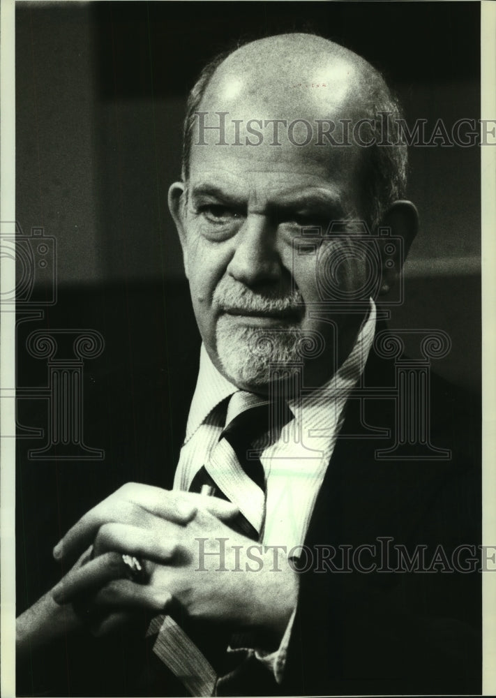 1982 Press Photo The Palestinian Organization&#39;s Ambassador to UN Zehdi Terzi - Historic Images