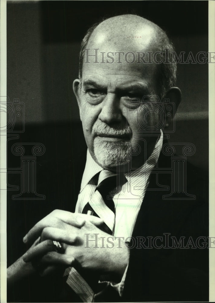 1982 Press Photo The Palestinian Organization's Ambassador to UN Zehdi Terzi - Historic Images