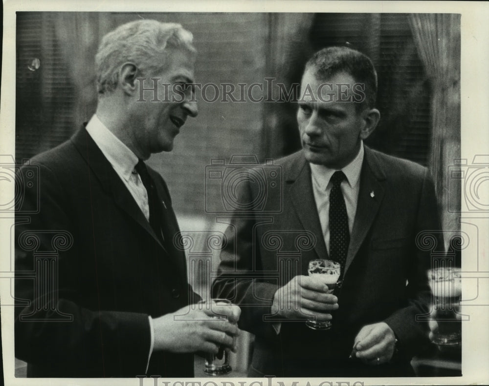 1967, Governor Warren P. Knowles and Donald Slayton in Milwaukee - Historic Images