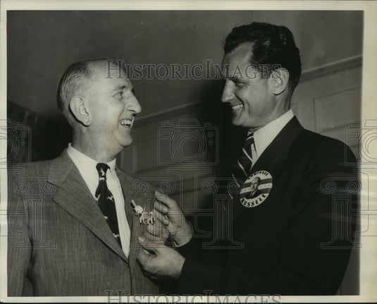 1952, Senator George Smathers & Senator Richard Russell in Chicago - Historic Images