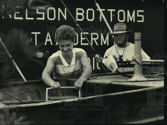 1988, Lynn & Jay Snopek of Wisconsin have more time for fishing now - Historic Images