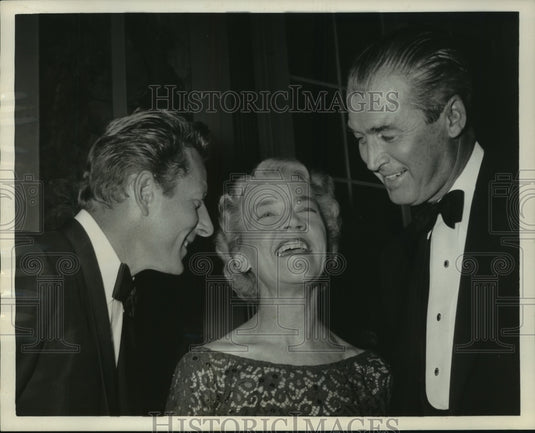1955, Senator Margaret Chase Smith & others at press awards, New York - Historic Images