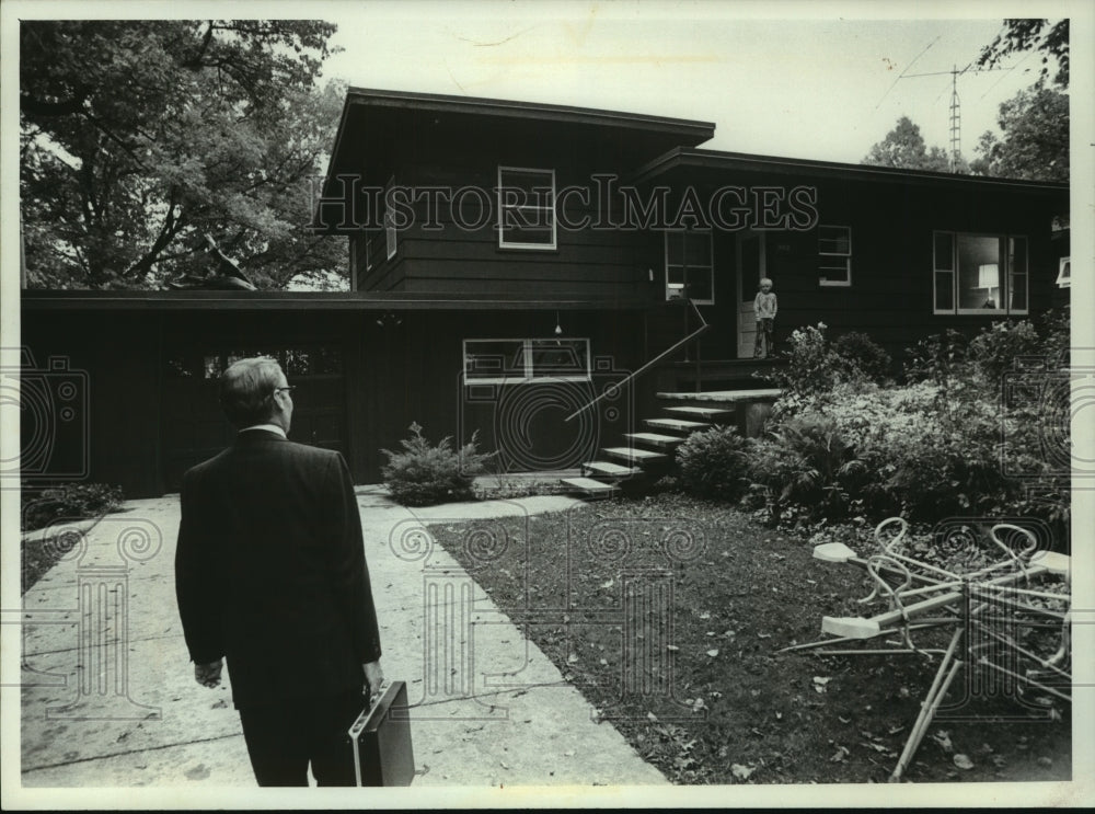 1972 Press Photo University of Wisconsin-Stout Chancellor Robert S. Swanson - Historic Images