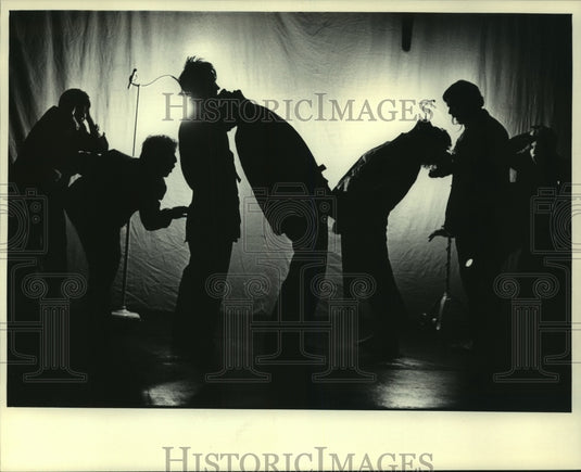 1983 Press Photo Jan Fabre Belgian troupe perform at Milwaukee Skylight Theater - Historic Images