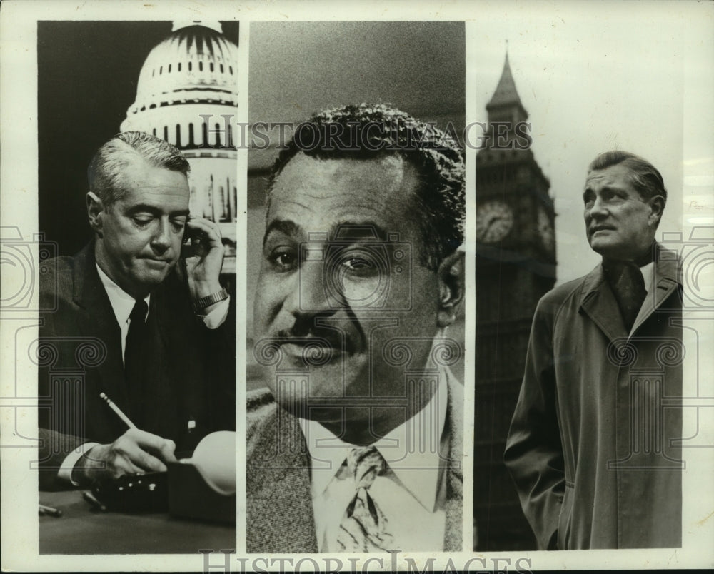 1981, Gamal Abdel Nasser, others, At the Source television show - Historic Images