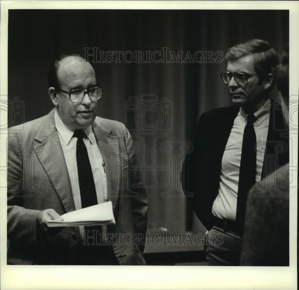 1982 Rus F. Slicker and David Cloverdale, Milwaukee Tech College - Historic Images