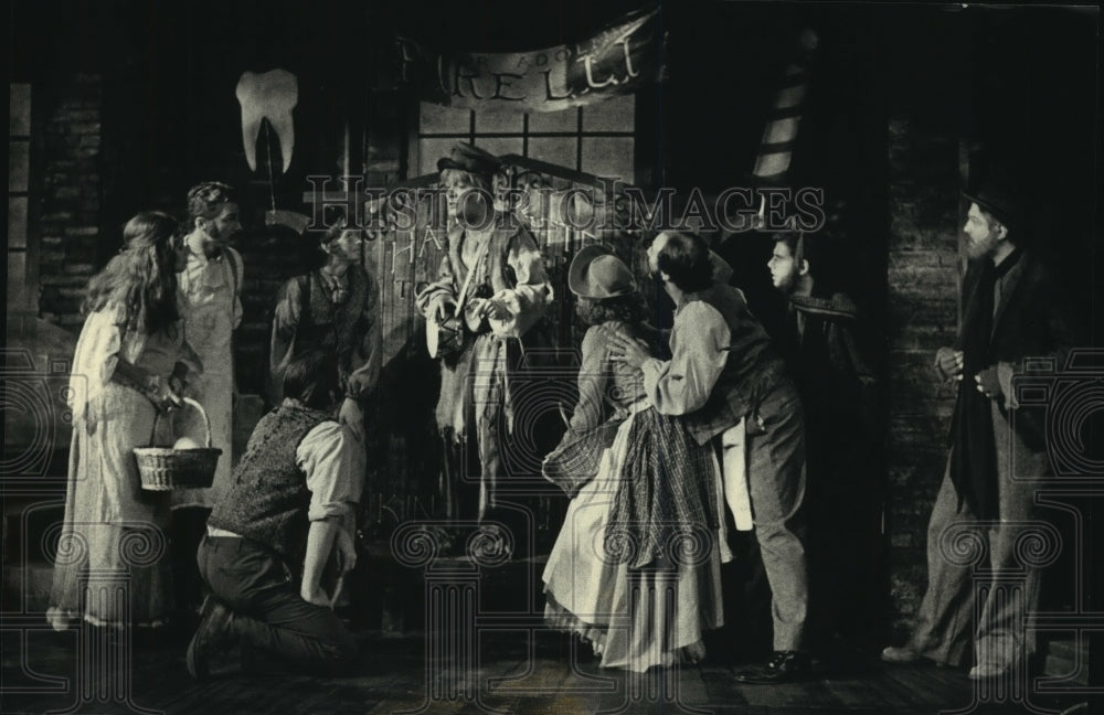 1987 Press Photo Cast of "Sweeney Todd", Milwaukee Theater - mjc13753- Historic Images