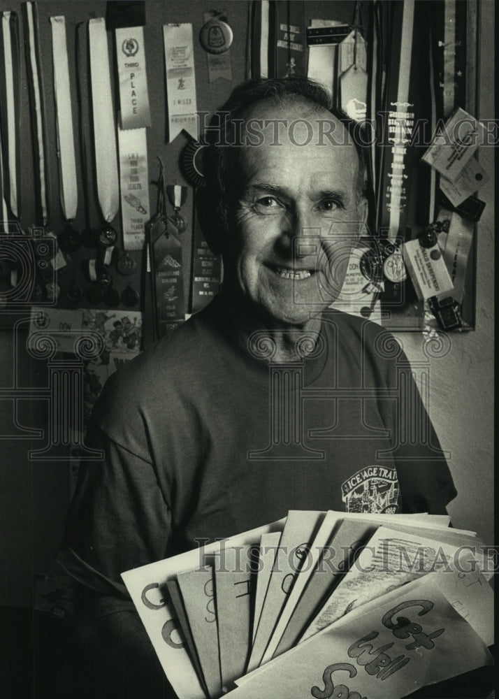 1988 Marathon runner Don Skrepenski, Wisconsin - Historic Images