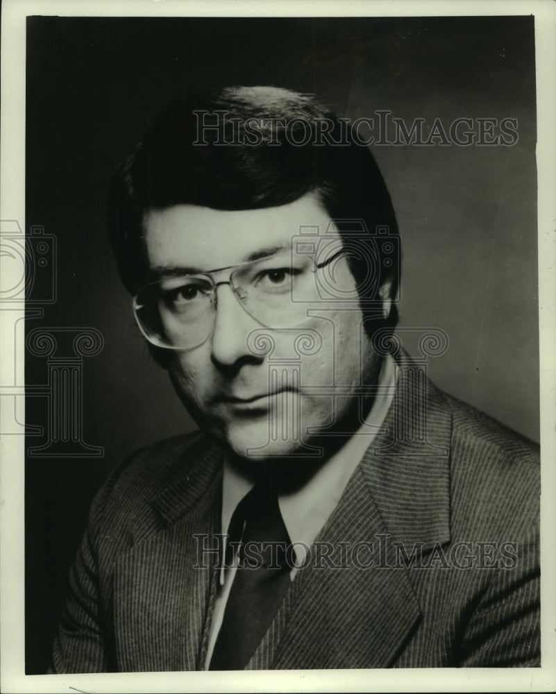 Press Photo Jerry Taft of Wisconsin Television. - mjc13954 - Historic Images