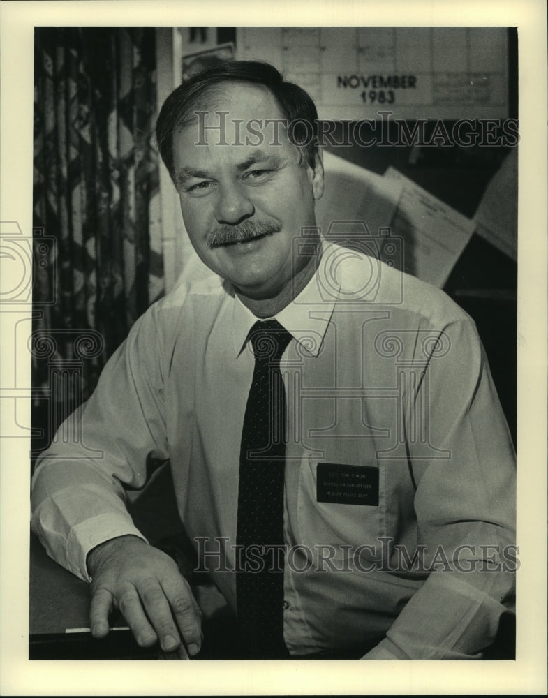 1983, Thomas Simon, Mequon Police Department Community Service Bureau - Historic Images
