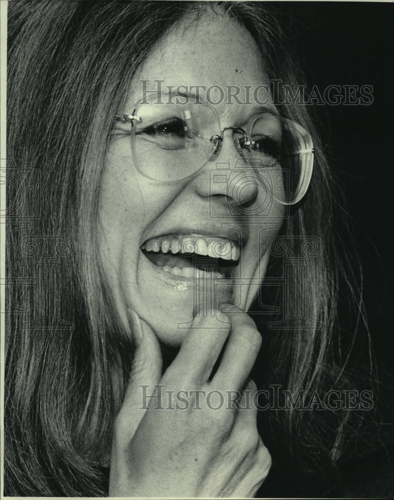 1984 Press Photo Activist Gloria Steinem - mjc14089 - Historic Images