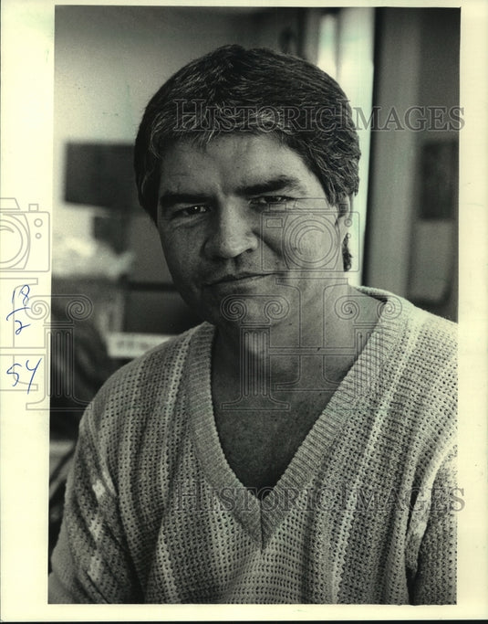 1987 Press Photo Gary Skinner, Milwaukee businessman & recovering alcoholic - Historic Images