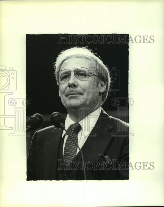 1981 Press Photo Southern Baptist Convention - Reverend Bailey Smith, President - Historic Images