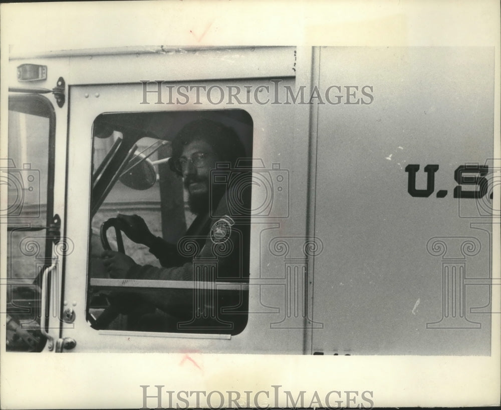 1968, Mailman in Post Office Truck - mjc14440 - Historic Images