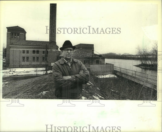 1983, Charles Taflin plant superintendent of Minneapolis Water Works - Historic Images