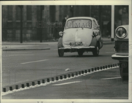 1962, Rubber Tabs on Autobahn in West Berlin - mjc14469 - Historic Images