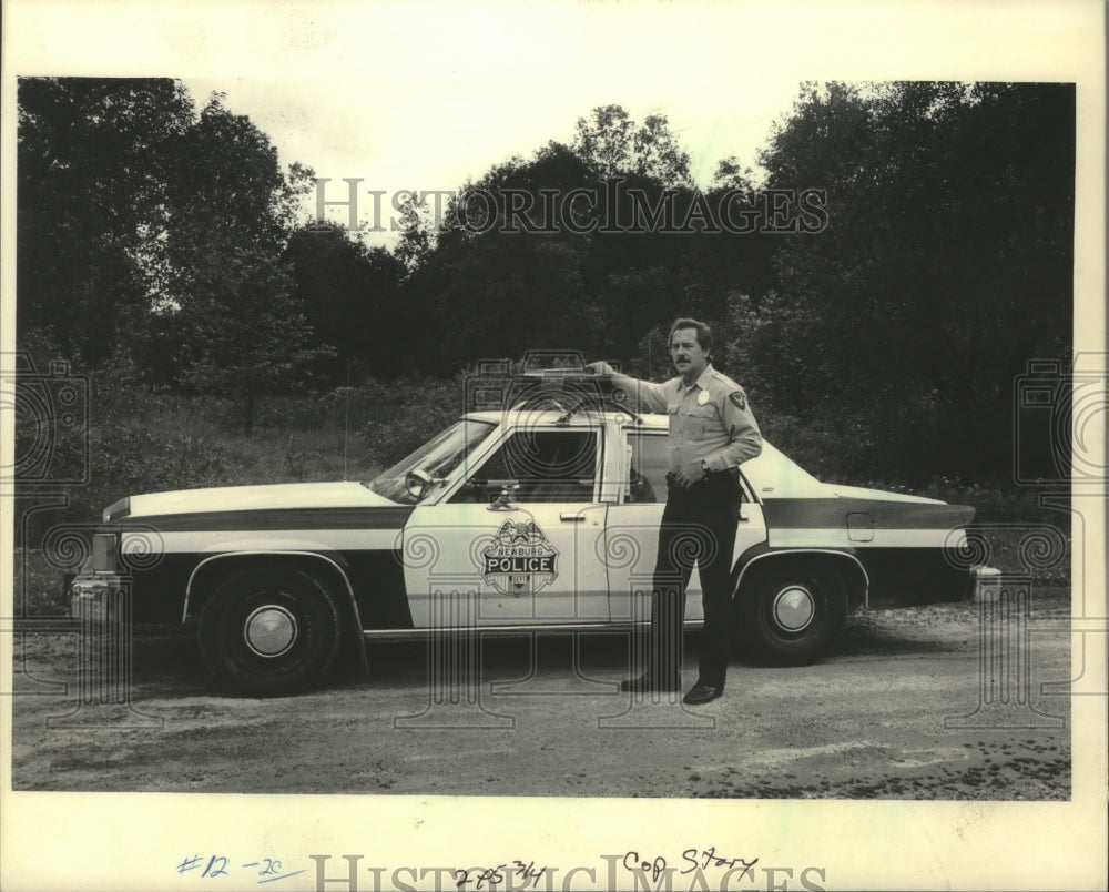 1985 Press Photo Newburg Police Chief Lawrence Szerbowski - mjc14495 - Historic Images