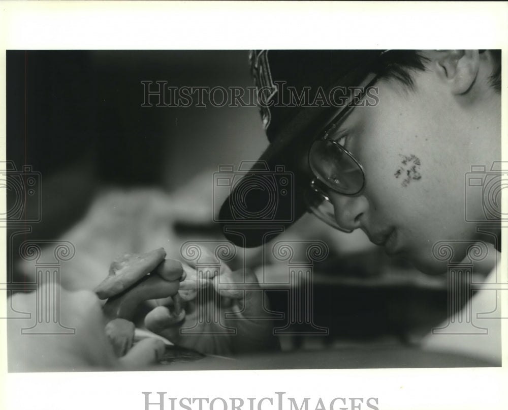 1994, Aaron Ting at University of Wisconsin-Waukesha, University Camp - Historic Images