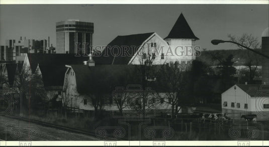 1993, Barn complex at University of Wisconsin, Madison - mjc14596 - Historic Images