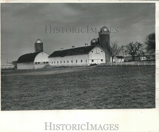 1965 Press Photo University of Wisconsin-Madison's De Forest farm building-Historic Images
