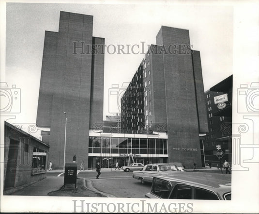 1965, The Towers, University of Wisconsin-Madison's dormitories - Historic Images