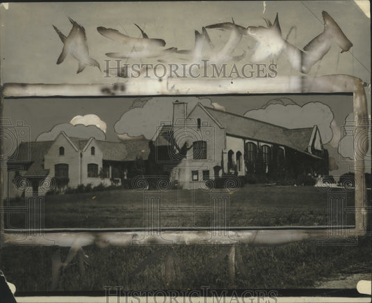 1923 Press Photo Milwauke Country Day School in Fox Point - mjc14742 - Historic Images