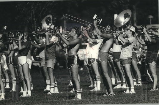 1979 University of Wisconsin-Madison Badger band - Historic Images