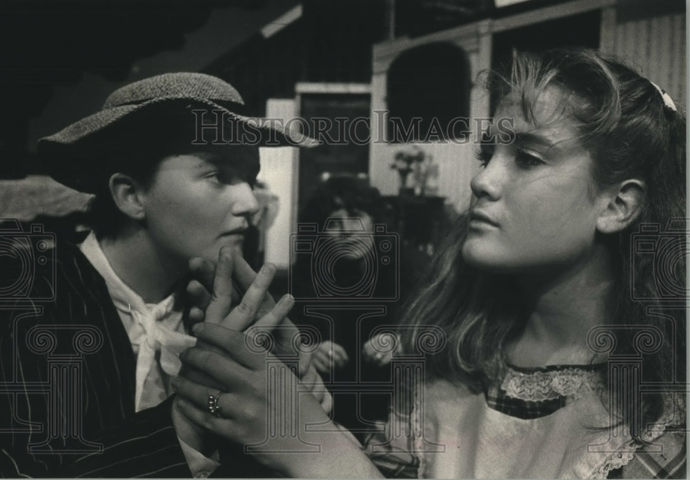 1988, University School of Milwaukee stars of &quot;The Miracle Worker&quot; - Historic Images