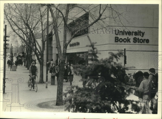 1992 UW-Madison's University Book Store on Library Mall - Historic Images