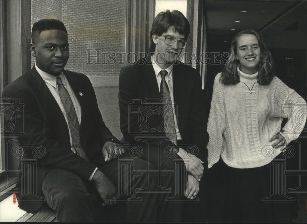 1990, Students, University School of Milwaukee, Academic Decathlon - Historic Images