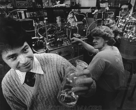 1980, Joseph Zeikus, Univ. of WI-Madison, Lee Lynd, Arie Ben-Bassat - Historic Images