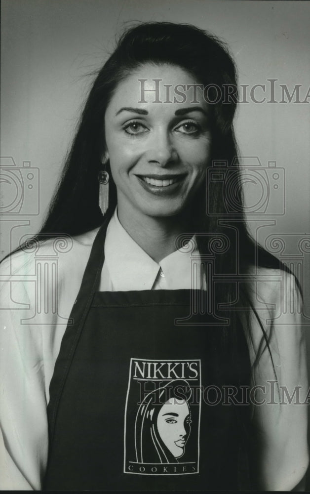 1993 Nikki Taylor owner of Milwaukee cookie company, Wisconsin - Historic Images