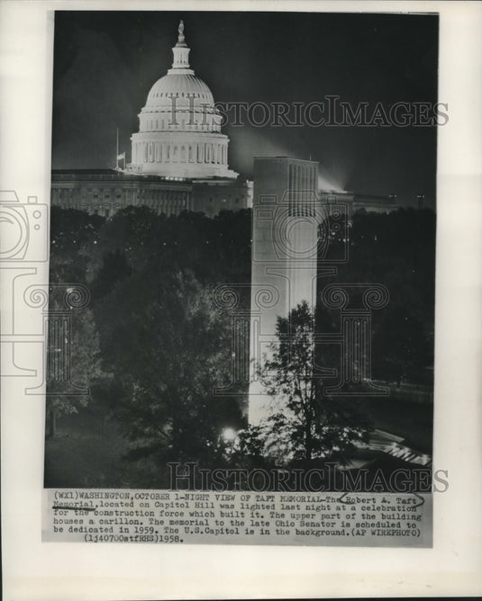 1958 Press Photo Robert A. Taft Memorial on Capitol Hill, Washington - mjc15427 - Historic Images