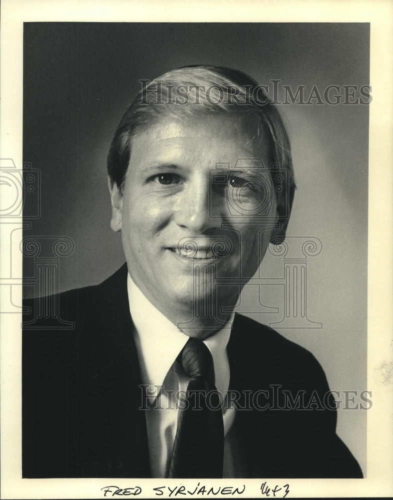 1983 Press Photo Fred Syrjanen coordinator at Waukesha County Unified Services - Historic Images