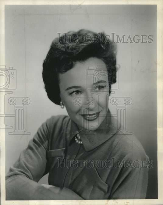 1956 Press Photo Actress Phyllis Thaxter - mjc15573 - Historic Images
